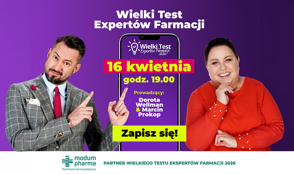 ezamowienie farmacja expert - Wielki Test Expertów Farmacji 2026 (banner techniczny)